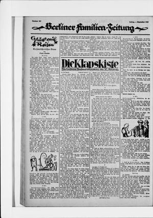 Berliner Volkszeitung vom 04.09.1925