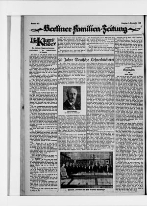 Berliner Volkszeitung vom 08.09.1925
