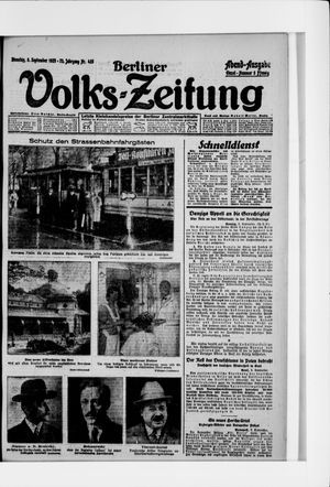 Berliner Volkszeitung on Sep 8, 1925