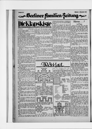 Berliner Volkszeitung vom 09.09.1925