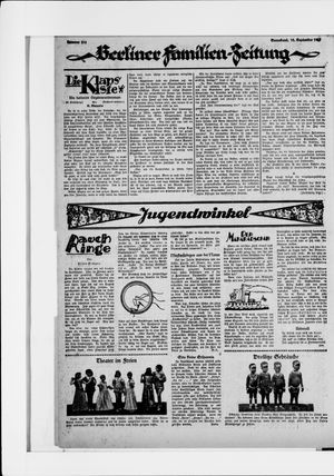 Berliner Volkszeitung vom 12.09.1925