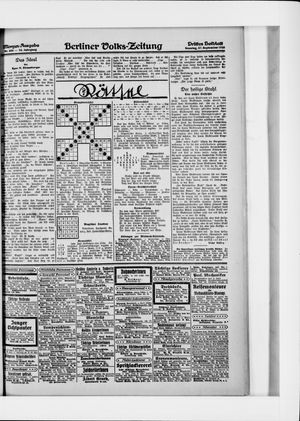 Berliner Volkszeitung vom 27.09.1925