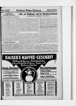 Berliner Volkszeitung vom 29.09.1925
