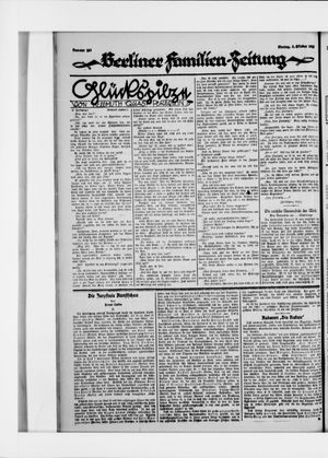 Berliner Volkszeitung vom 05.10.1925