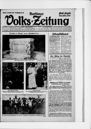 Berliner Volkszeitung vom 02.11.1925