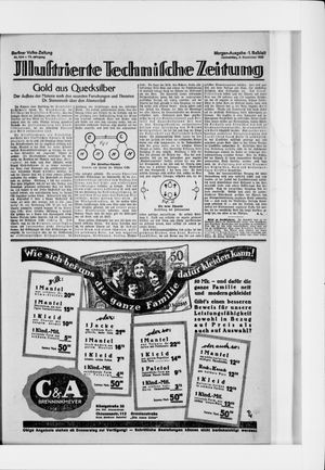 Berliner Volkszeitung vom 05.11.1925