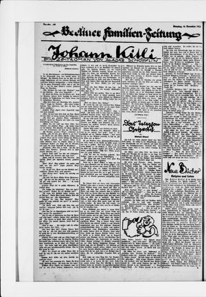 Berliner Volkszeitung vom 10.11.1925