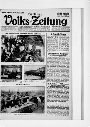 Berliner Volkszeitung vom 12.11.1925