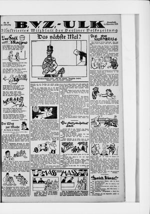 Berliner Volkszeitung vom 14.11.1925
