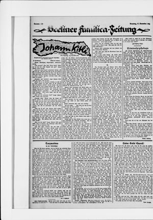 Berliner Volkszeitung vom 17.11.1925