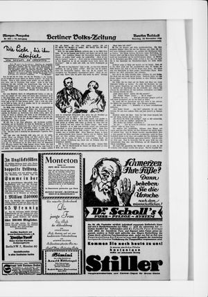 Berliner Volkszeitung vom 22.11.1925