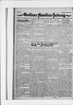 Berliner Volkszeitung vom 26.11.1925