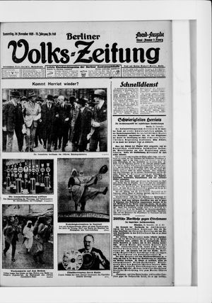 Berliner Volkszeitung vom 26.11.1925