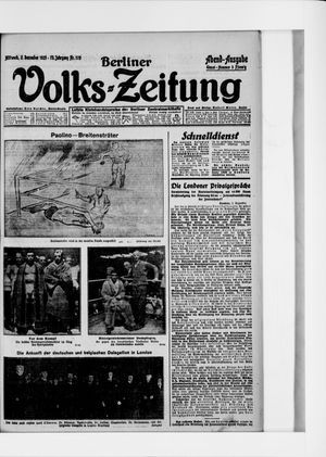Berliner Volkszeitung vom 02.12.1925