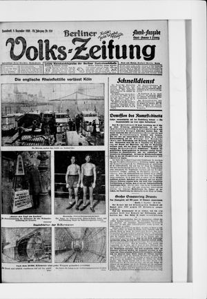 Berliner Volkszeitung vom 05.12.1925