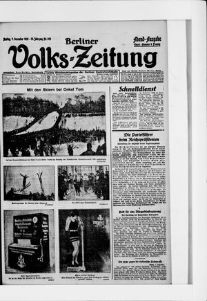 Berliner Volkszeitung vom 07.12.1925