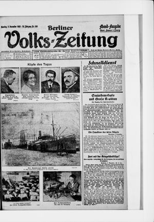 Berliner Volkszeitung vom 08.12.1925