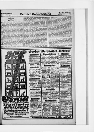 Berliner Volkszeitung vom 13.12.1925