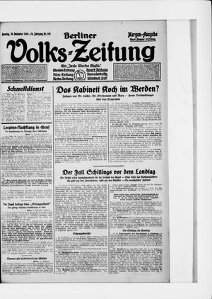 Berliner Volkszeitung vom 15.12.1925