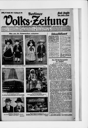 Berliner Volkszeitung vom 18.12.1925