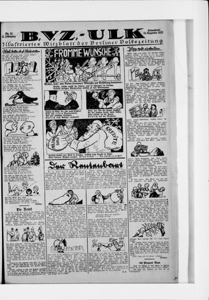 Berliner Volkszeitung vom 19.12.1925