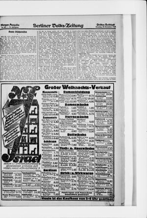Berliner Volkszeitung vom 20.12.1925