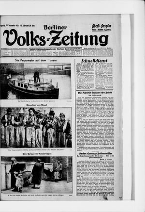Berliner Volkszeitung vom 22.12.1925