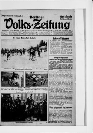 Berliner Volkszeitung vom 28.12.1925