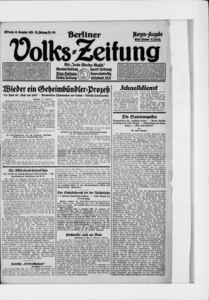 Berliner Volkszeitung vom 30.12.1925