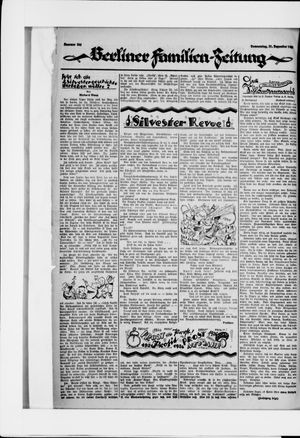Berliner Volkszeitung vom 31.12.1925