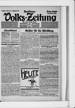 Berliner Volkszeitung vom 04.03.1926