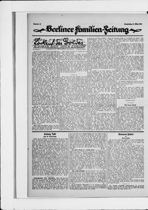 Berliner Volkszeitung vom 11.03.1926