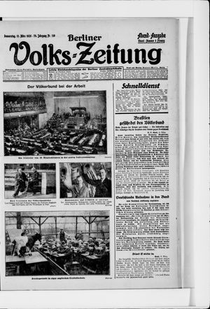 Berliner Volkszeitung vom 11.03.1926