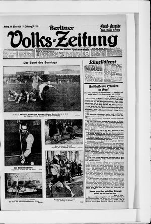 Berliner Volkszeitung on Mar 15, 1926