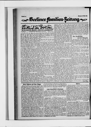 Berliner Volkszeitung vom 22.03.1926
