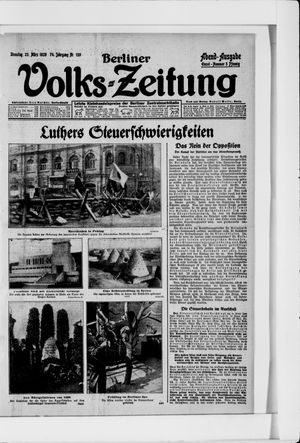 Berliner Volkszeitung vom 23.03.1926