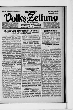 Berliner Volkszeitung vom 25.03.1926