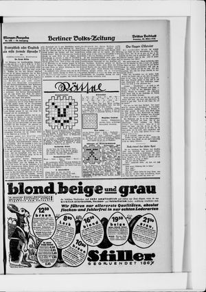 Berliner Volkszeitung on Mar 28, 1926