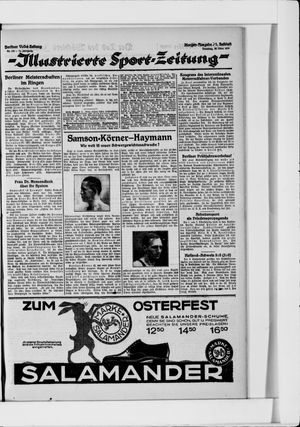 Berliner Volkszeitung vom 30.03.1926