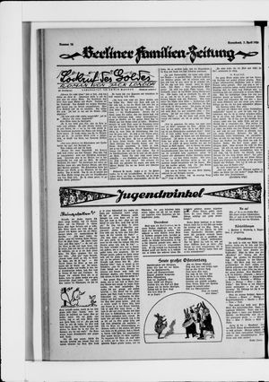 Berliner Volkszeitung vom 03.04.1926