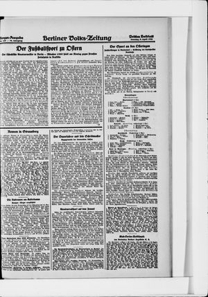 Berliner Volkszeitung vom 04.04.1926