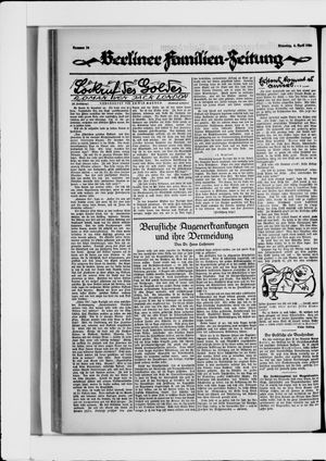 Berliner Volkszeitung vom 06.04.1926