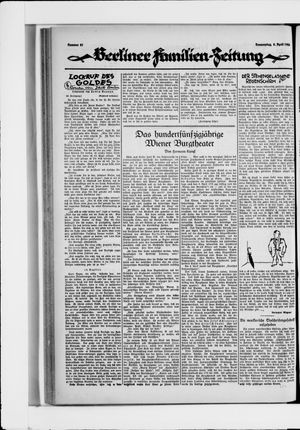 Berliner Volkszeitung vom 08.04.1926
