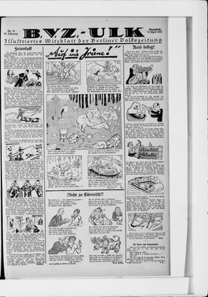 Berliner Volkszeitung on Apr 10, 1926