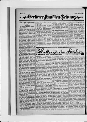 Berliner Volkszeitung vom 16.04.1926