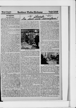Berliner Volkszeitung vom 18.04.1926