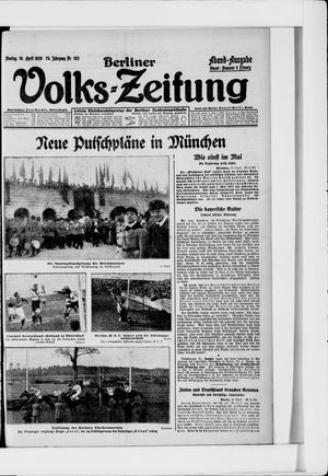 Berliner Volkszeitung on Apr 19, 1926