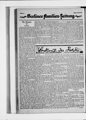 Berliner Volkszeitung vom 23.04.1926