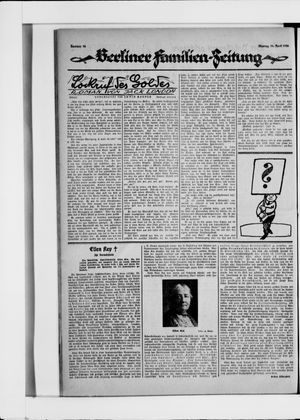 Berliner Volkszeitung on Apr 26, 1926