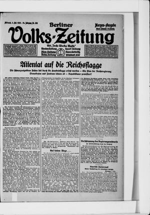 Berliner Volkszeitung vom 05.05.1926